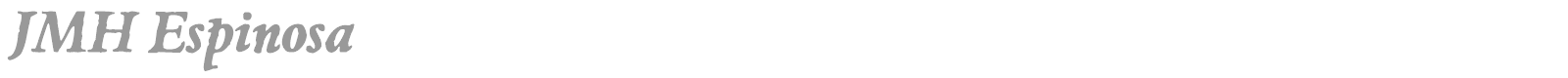 JMH Espinosa Ornaments font preview